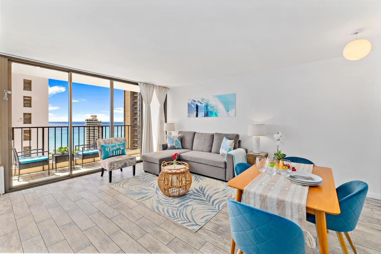 1Br With Great Ocean Views, 1 Block To Waikiki Beach Honolulu Exterior photo