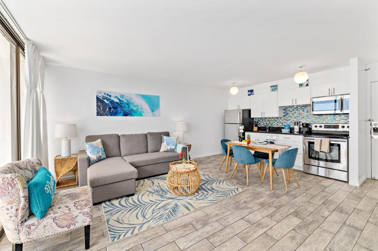 1Br With Great Ocean Views, 1 Block To Waikiki Beach Honolulu Exterior photo