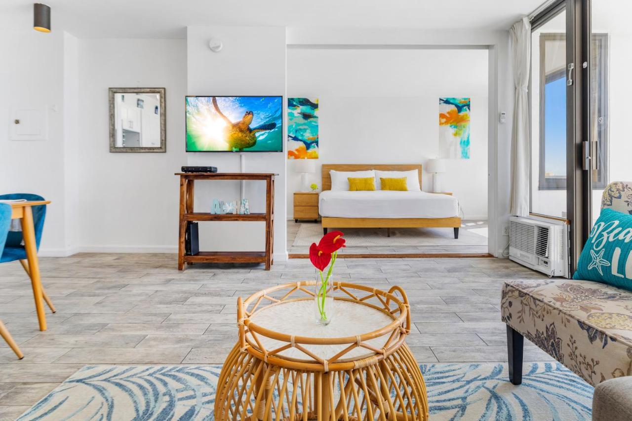 1Br With Great Ocean Views, 1 Block To Waikiki Beach Honolulu Exterior photo