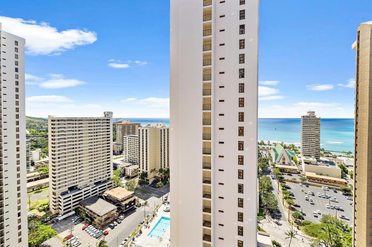 1Br With Great Ocean Views, 1 Block To Waikiki Beach Honolulu Exterior photo