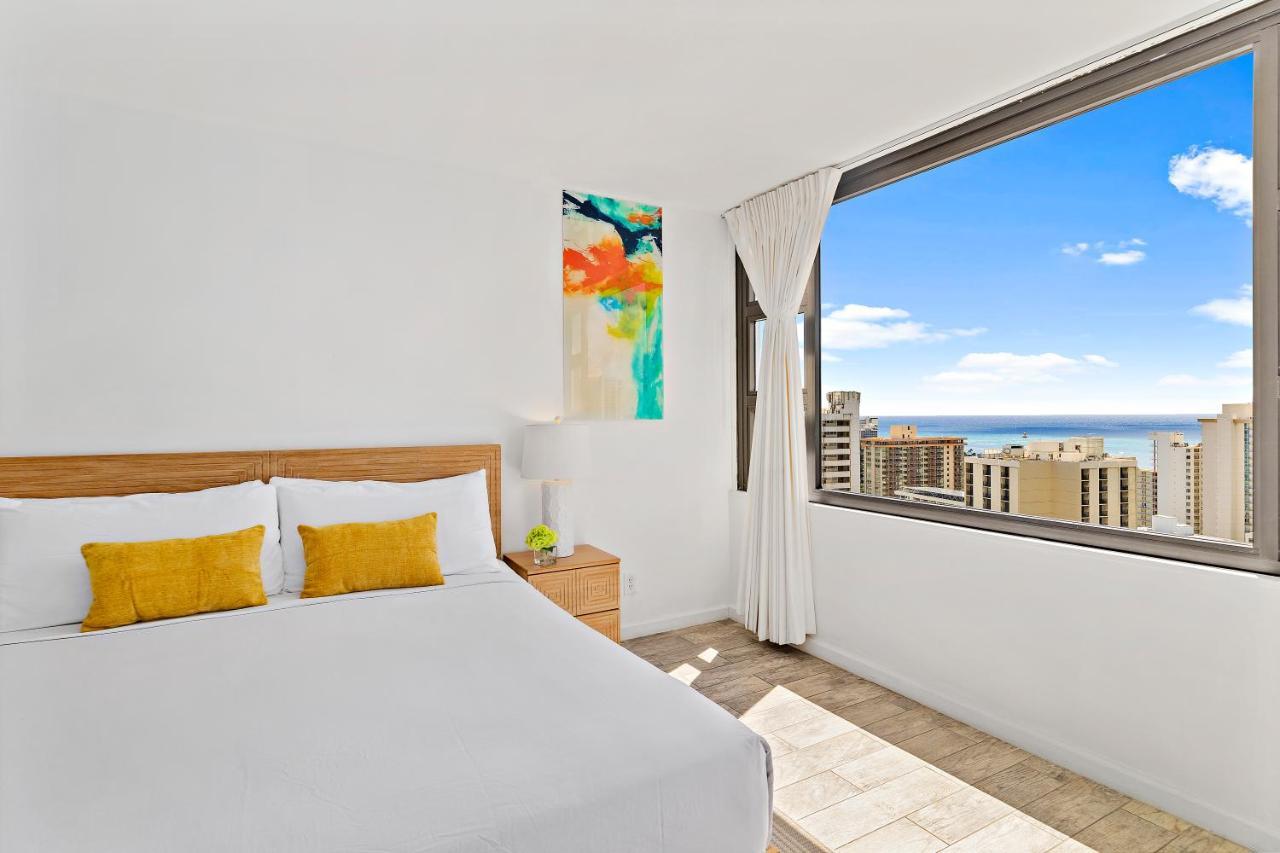 1Br With Great Ocean Views, 1 Block To Waikiki Beach Honolulu Exterior photo
