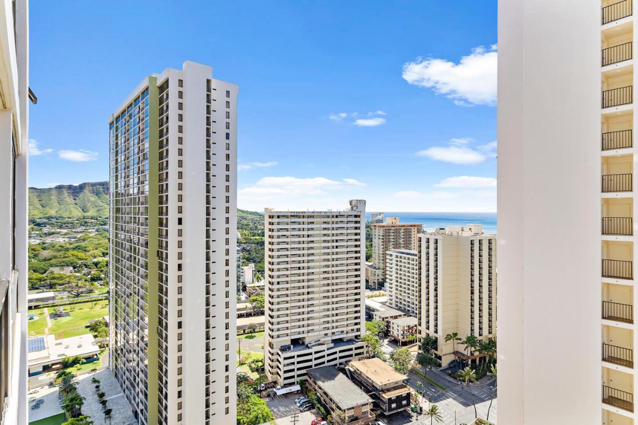 1Br With Great Ocean Views, 1 Block To Waikiki Beach Honolulu Exterior photo