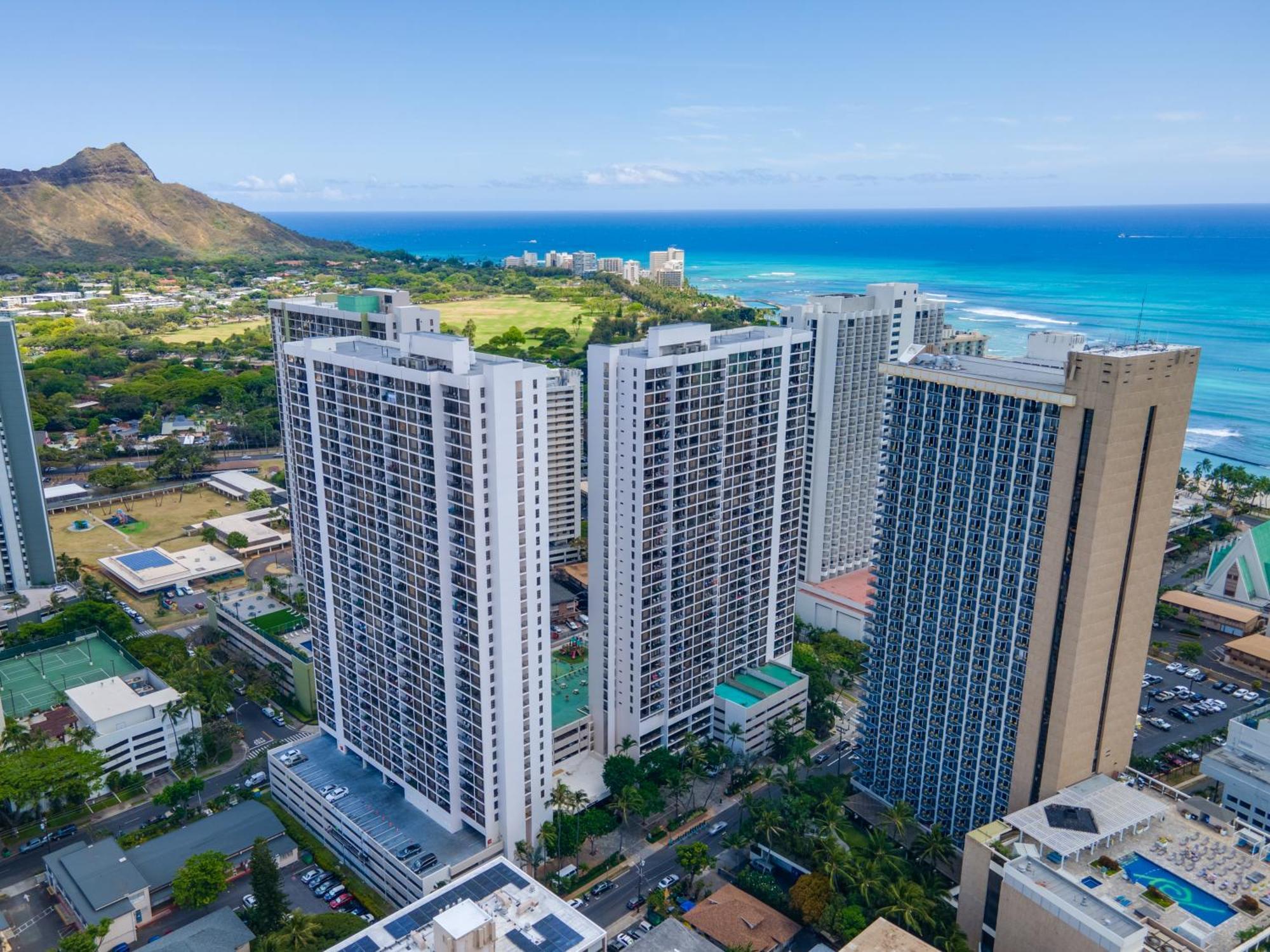 1Br With Great Ocean Views, 1 Block To Waikiki Beach Honolulu Exterior photo
