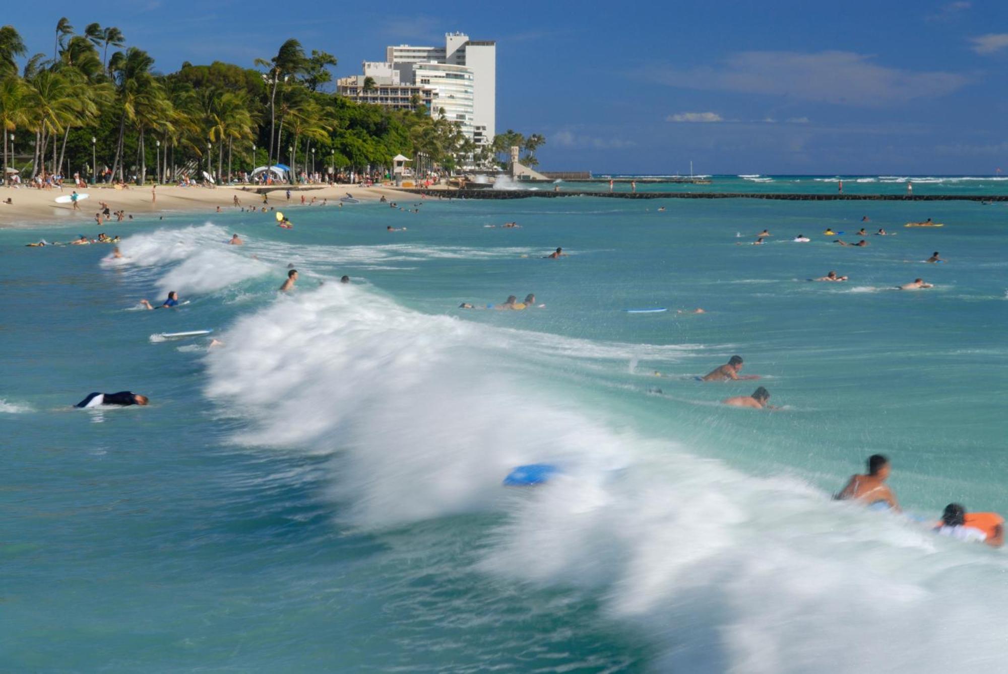 1Br With Great Ocean Views, 1 Block To Waikiki Beach Honolulu Exterior photo